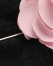 Fabric Flower Lapel Pin, Pink, swatch